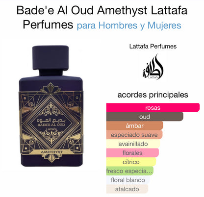 Badee Al Oud Amethyst  Lattafa 100 ml - Eau de Parfum DUBAI